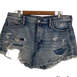 American Eagle Outfitters Vintage High Rise Festival Denim Shorts Size 14